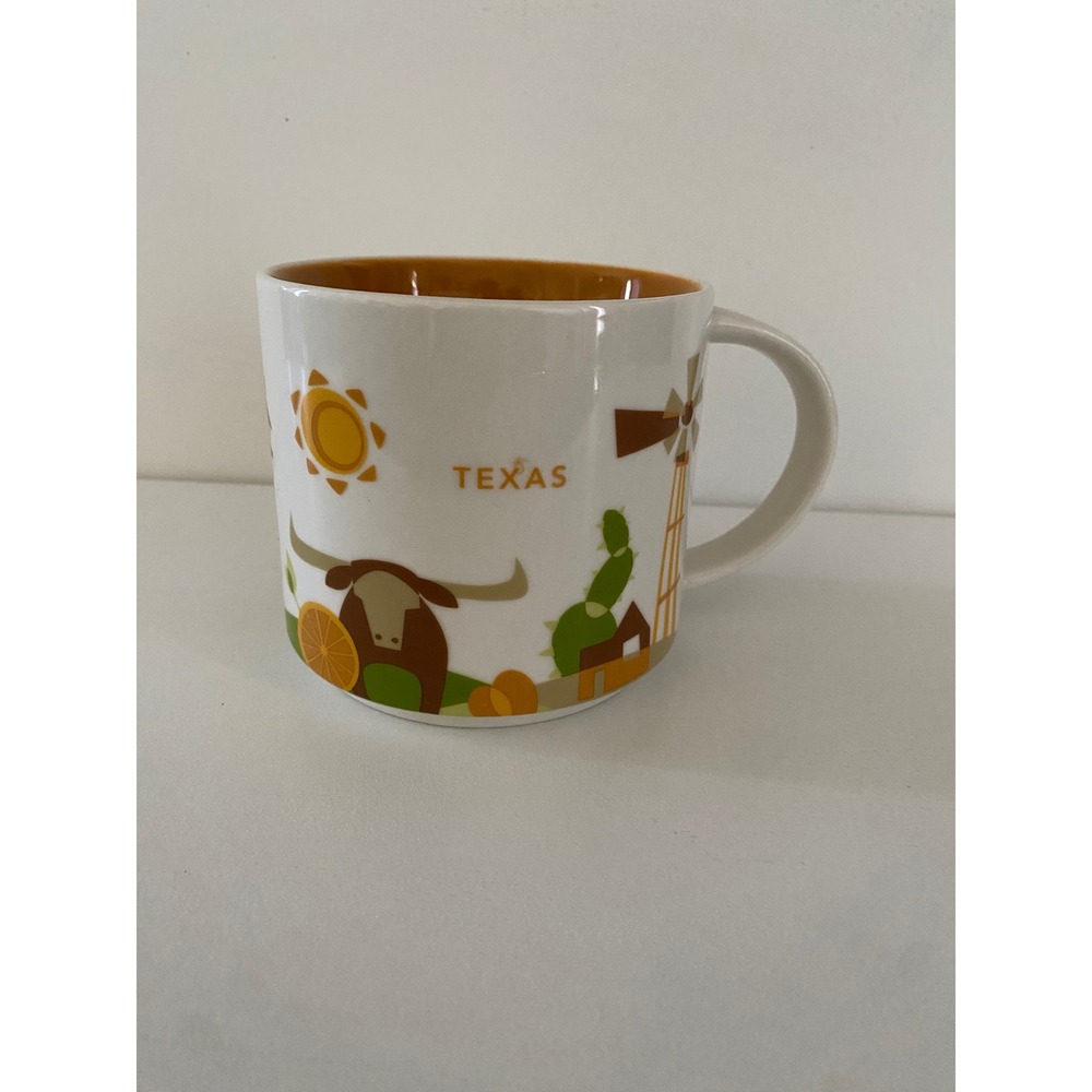 Starbucks You Are Here Collection Texas‎ Coffee Mug 14 fl oz